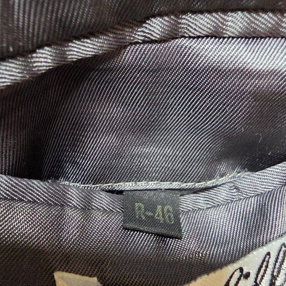 Gianfranco Ruffini  Blazer Mens 46R Gray Glenplaid Sports Coat Jacket‎ Silk 2B